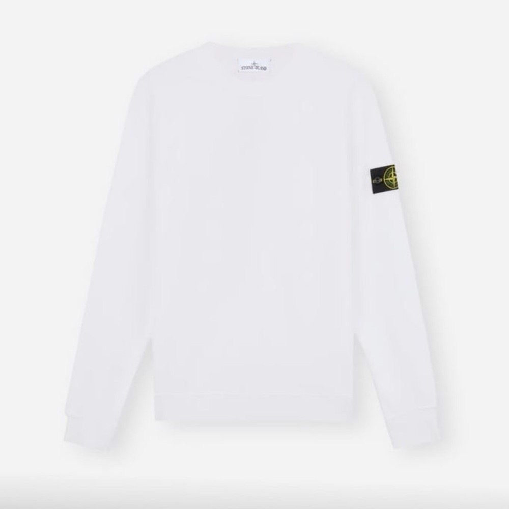 Stone Island White Sweatshirt